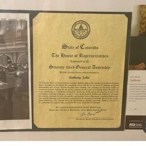 Framed Certificate with Black Border